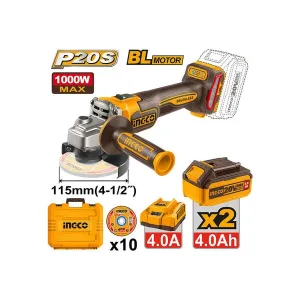 Li-Ion Proline ელ. კუთხსახეხი 20V-115MM (CAGLI271532)